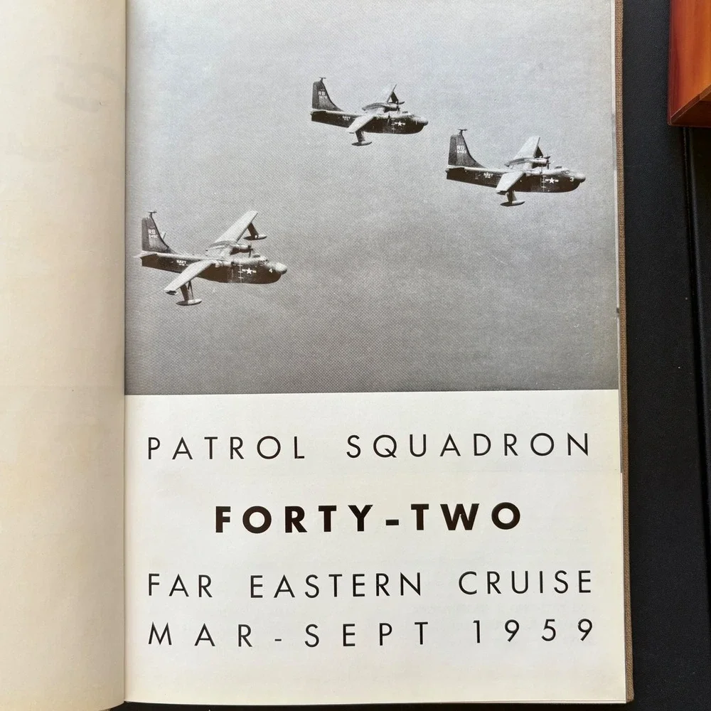 Vintage 1959 The Bamboo Bomber Patrol Squadron Forty-Two VP-42 Navy Cruise Book